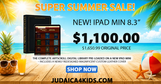 Super Summer Sale advertisement for a pre-loaded iPad Mini.