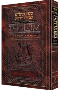 Interlinear Tehillim /Psalms Full Size The Schottenstein Edition [Hardcover]