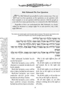 The Haggadah transliterated & translated with instructions & commentary