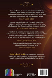 The Warmth and Radiance of Gedolei Yisroel