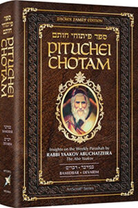 Pituchei Chotam Bamidbar / Devarim