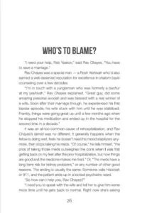 Stories & Halachah from the Psychiatrist's Couch