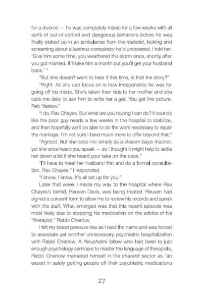 Stories & Halachah from the Psychiatrist's Couch