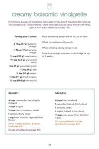 Micro Peas - The Mini Cookbook Series: Salad Formula