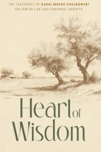 Book cover for Heart of Wisdom with landscape illustration.