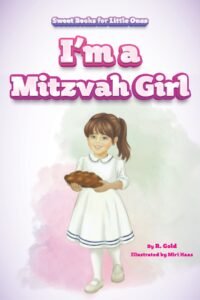 Children's book cover titled 'I'm a Mitzvah Girl'.