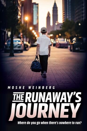 Book cover of a boy walking down a city street.