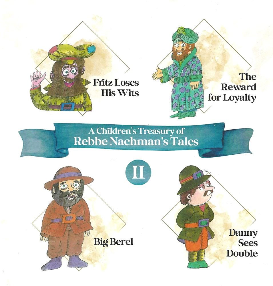 Book cover for a children's collection of Rebbe Nachman's stories.