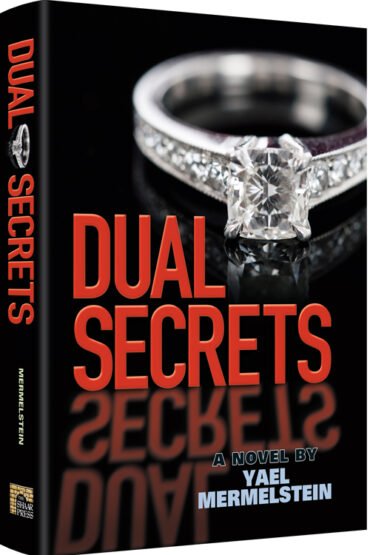 Book cover for 'Dual Secrets' featuring a diamond ring.