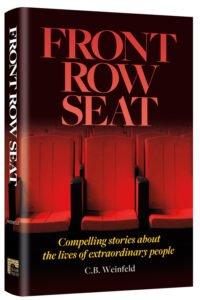 Book cover titled "Front Row Seat" with red theater chairs.