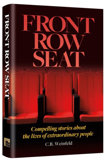 Book cover titled "Front Row Seat" with red theater chairs.
