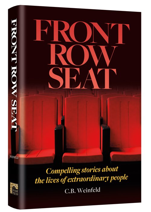 Book cover titled "Front Row Seat" with red theater chairs.