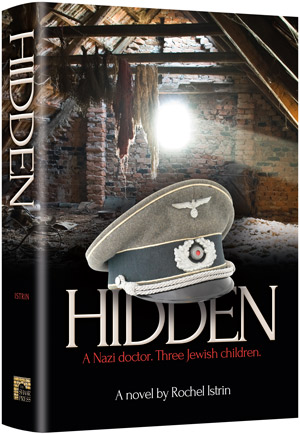 Book cover for 'Hidden' featuring a Nazi military cap.