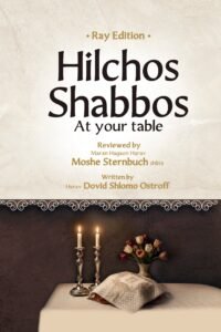 Hilchos Shabbos at Your Table - PRE-ORDER