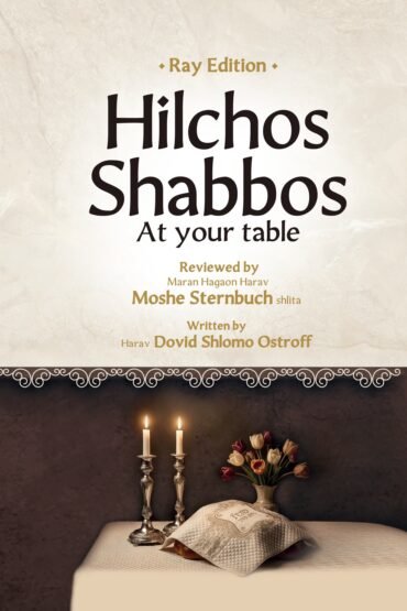Hilchos Shabbos at Your Table - PRE-ORDER