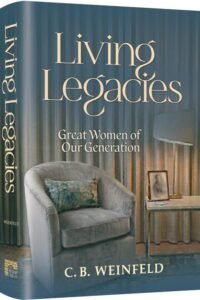 Book cover titled "Living Legacies" by C.B. Weinfeld.