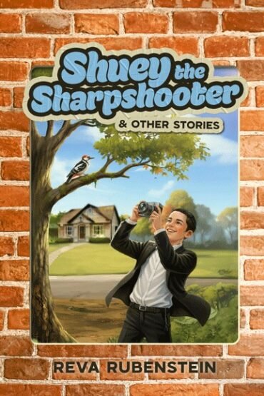 Book cover of Shuey the Sharpshooter featuring a boy with a camera.