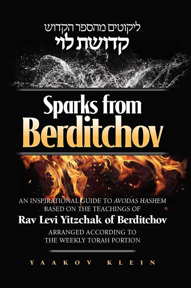 Book cover of Sparks from Berditchov by Yaakov Klein.