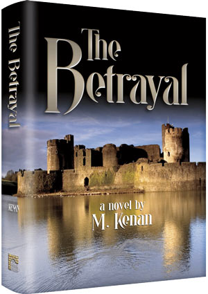 Book cover for The Betrayal featuring a stone castle.
