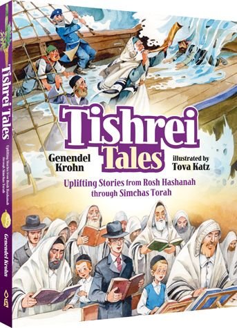 Book cover for Tishrei Tales by Genendel Krohn.