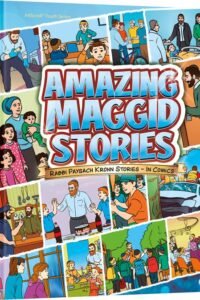 Comic book cover for Amazing Maggid Stories ArtScroll Youth Series.