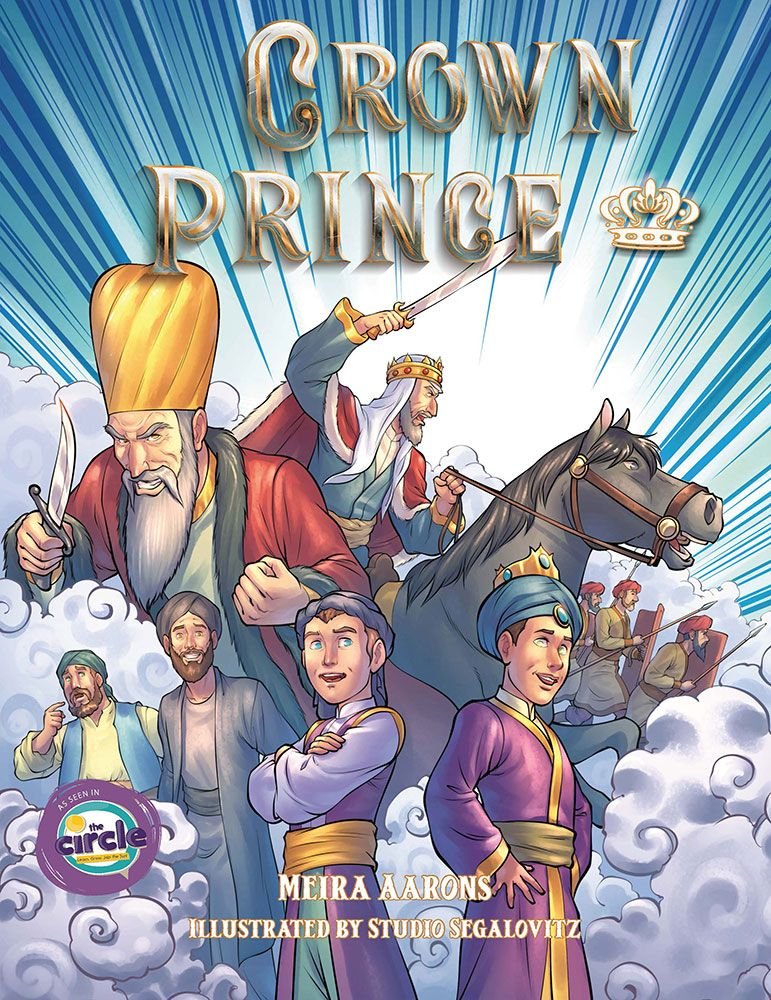 Book cover for Crown Prince featuring various illustrated historical characters.