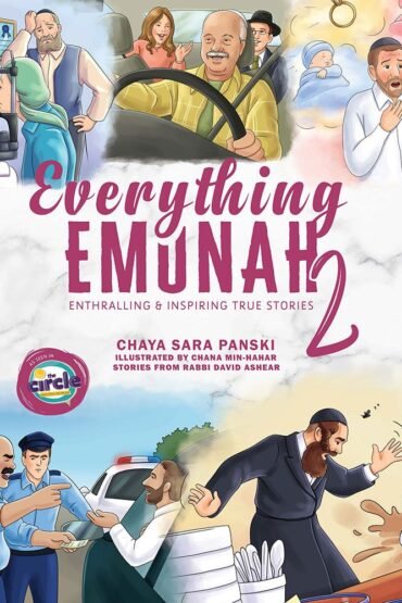 Book cover of Everything Emunah 2 with illustrated story scenes.