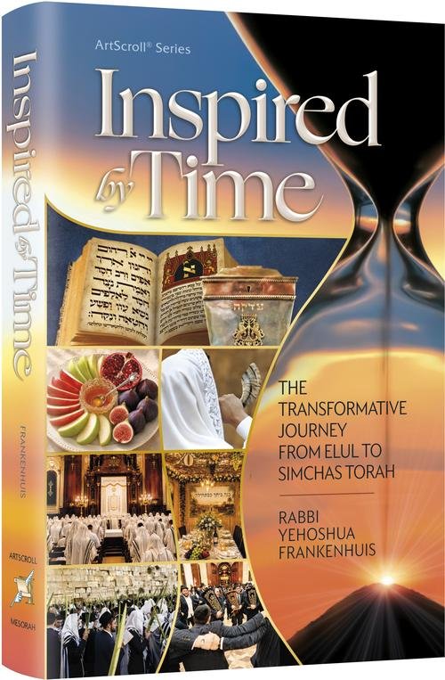 Book cover of Inspired by Time by Rabbi Yehoshua Frankenhuis.