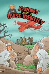Comic book cover for 'Journey Under a False Identity' adventure story.